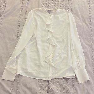 H&M Ruffled Blouse